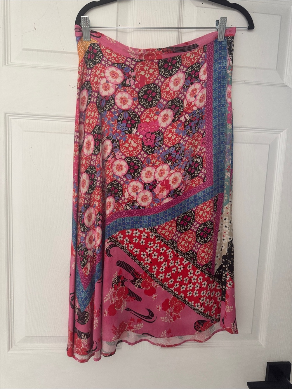 PINKO patchwork midi skirt
